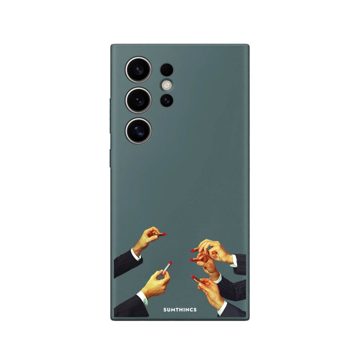 Samsung S25 Ultra Lipstick Premium Telefon Kılıfı Kaktüs Yeşili - SUMTHINCS