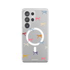 Samsung S25 Ultra Little Bows Clear Magsafe Telefon Kılıfı - SUMTHINCS