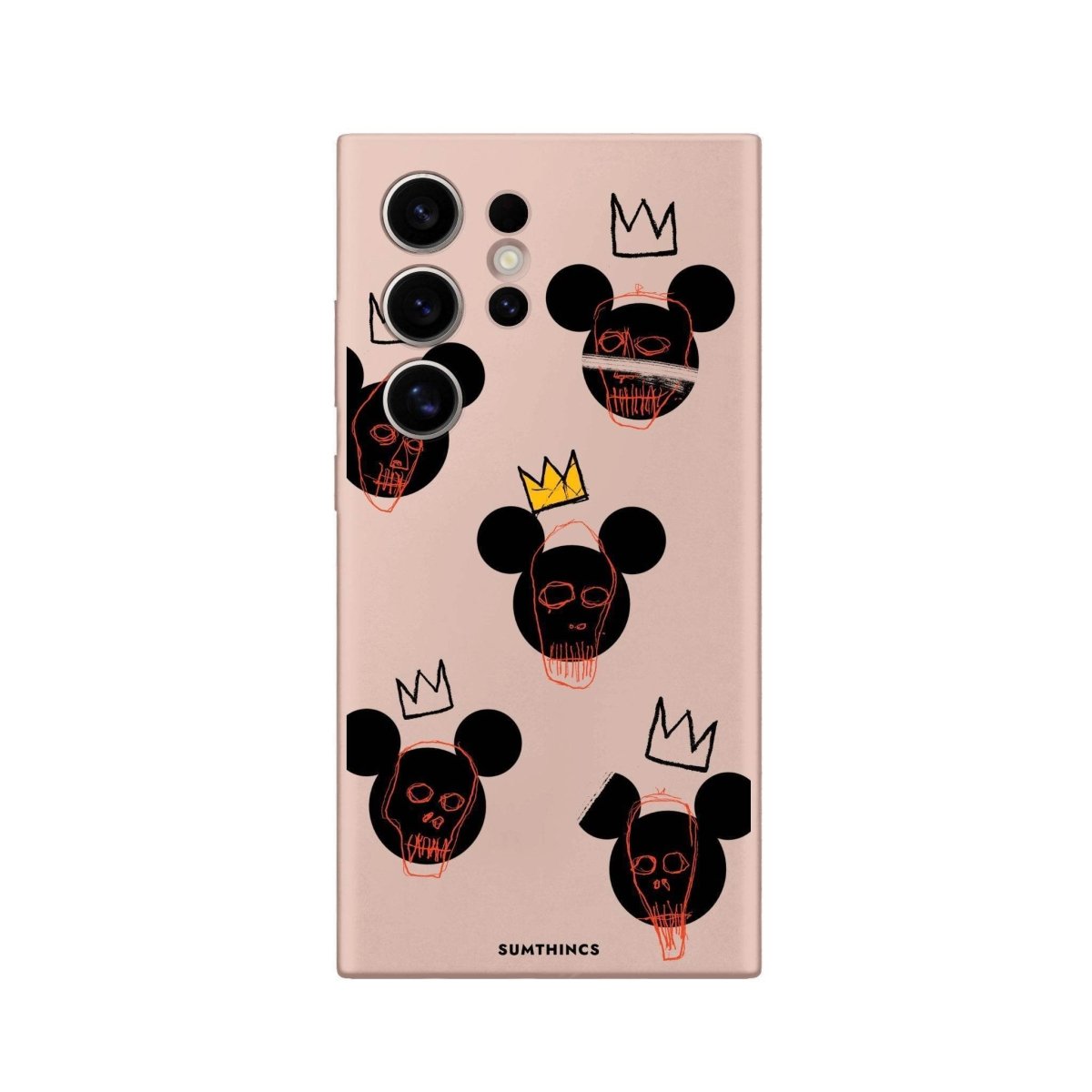 Samsung S25 Ultra Mickeys Midnight Premium Telefon Kılıfı Bej - SUMTHINCS