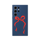 Samsung S25 Ultra Red Bow Premium Telefon Kılıfı - SUMTHINCS
