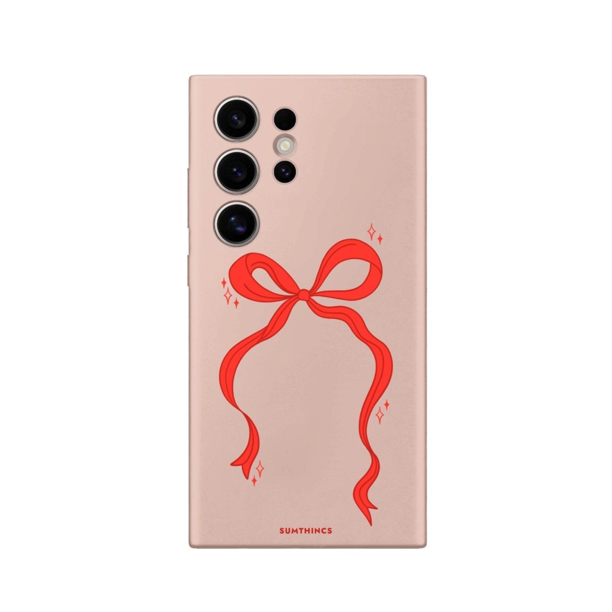 Samsung S25 Ultra Red Bow Premium Telefon Kılıfı - SUMTHINCS