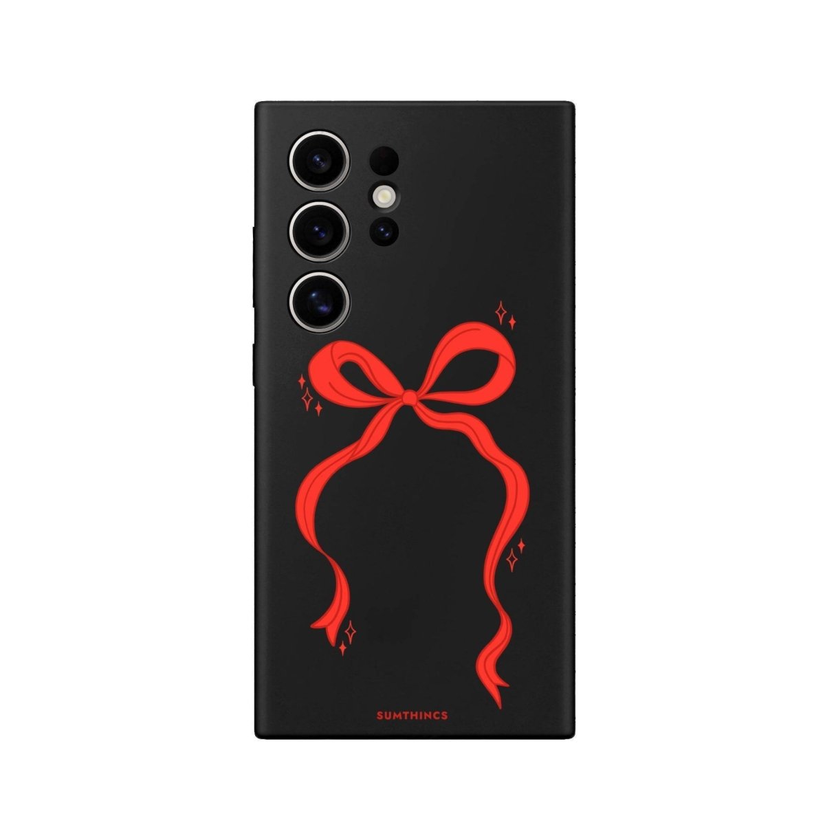 Samsung S25 Ultra Red Bow Premium Telefon Kılıfı - SUMTHINCS
