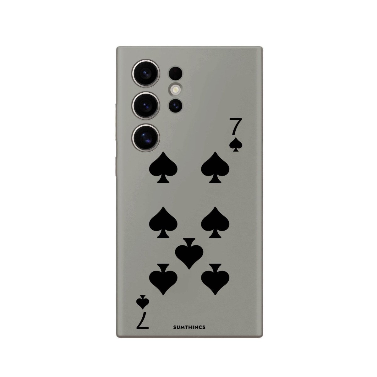 Samsung S25 Ultra Spade7 Premium Telefon Kılıfı Gri - SUMTHINCS