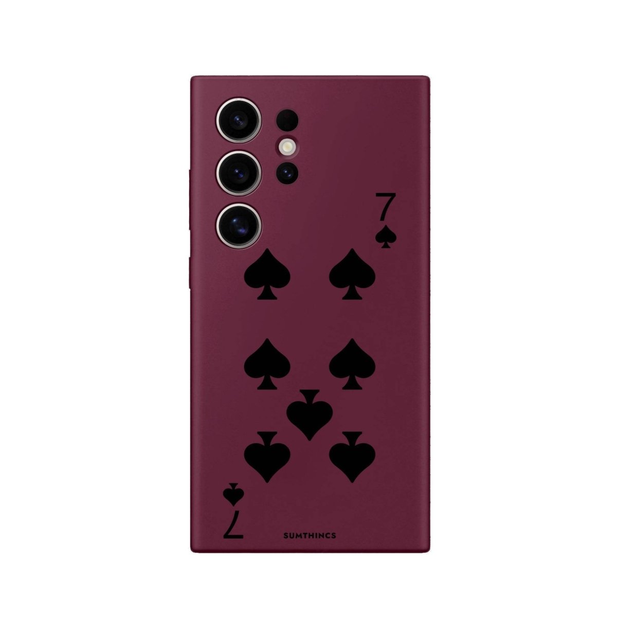 Samsung S25 Ultra Spade7 Premium Telefon Kılıfı Bordo - SUMTHINCS