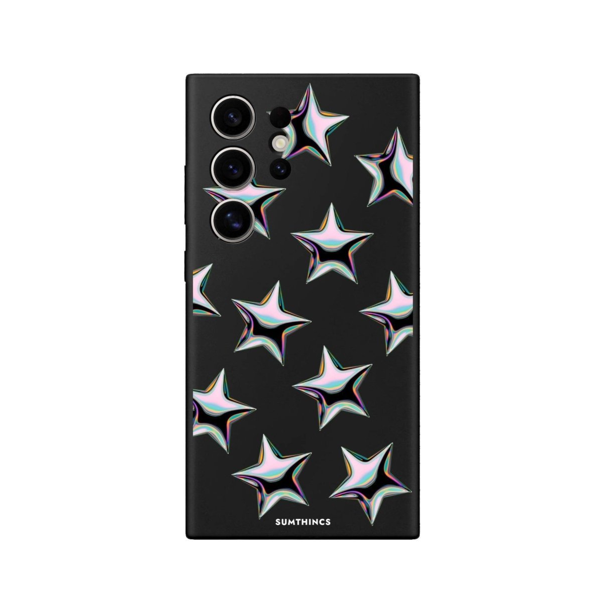 Samsung S25 Ultra Stars Premium Telefon Kılıfı Siyah - SUMTHINCS