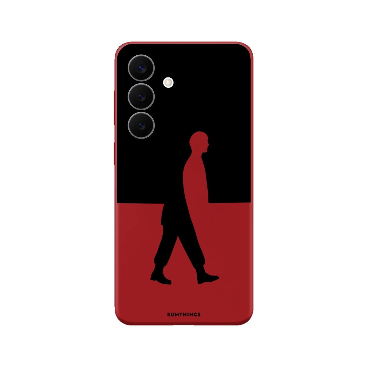 Samsung Silhouette Premium Telefon Kılıfı Kırmızı - Sumthincs