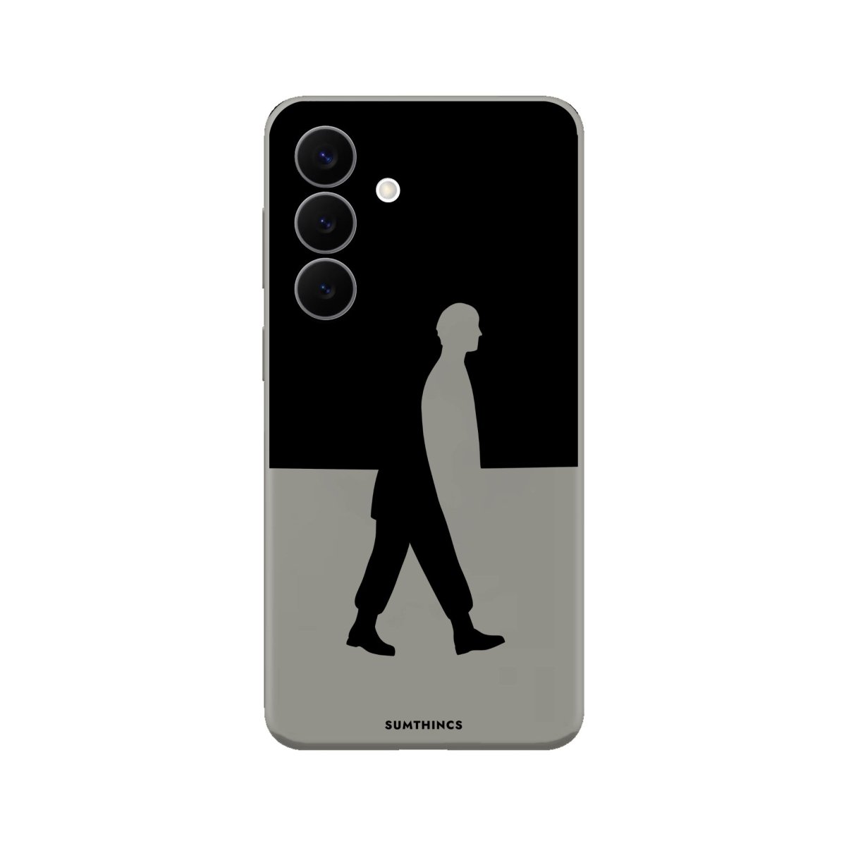 Samsung Silhouette Premium Telefon Kılıfı Gri - Sumthincs
