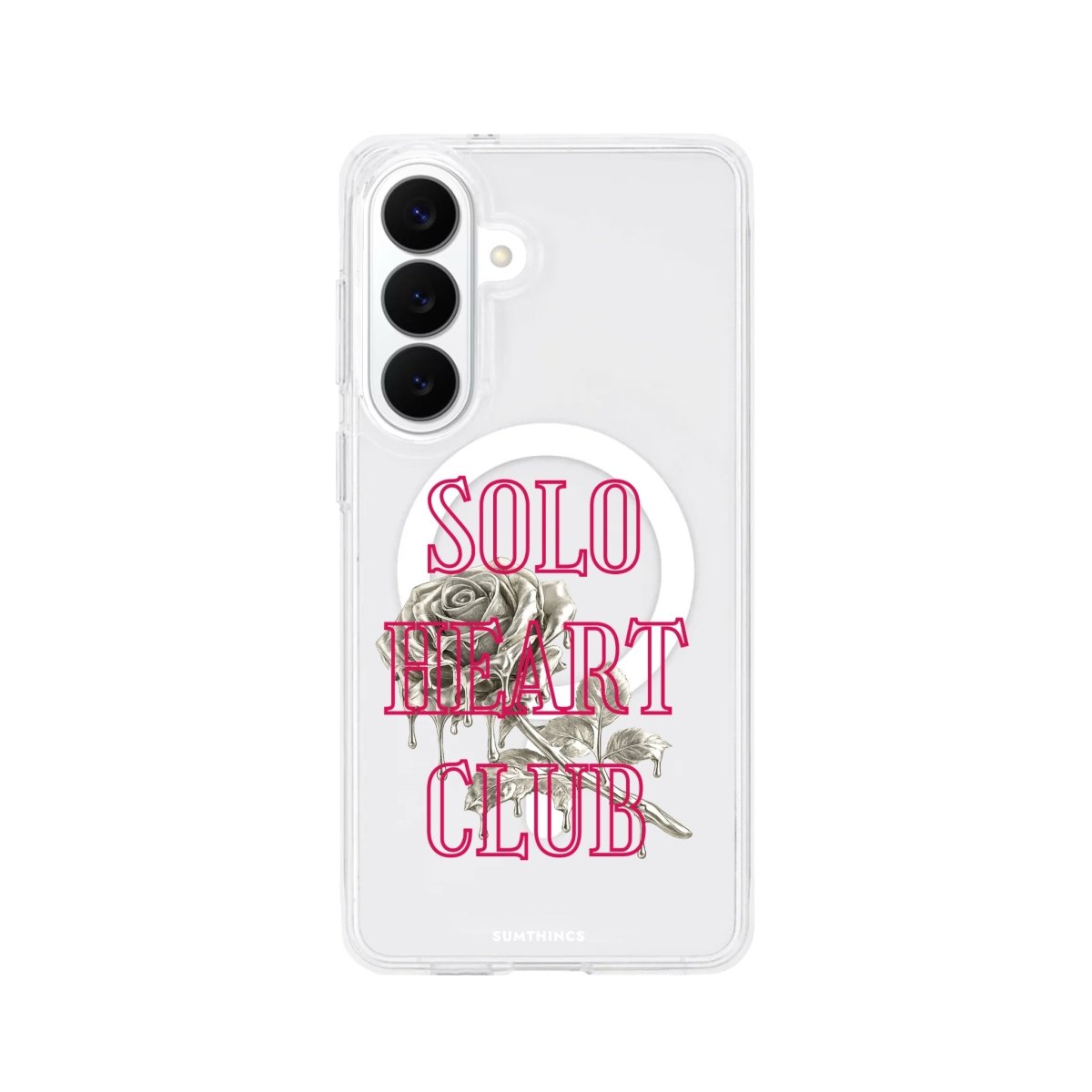 Samsung Solo Heart Club Clear Magsafe Telefon Kılıfı - Sumthincs
