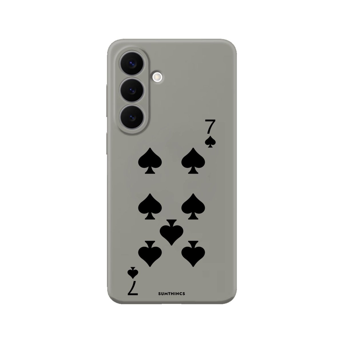 Samsung Spade7 Premium Telefon Kılıfı Gri - Sumthincs