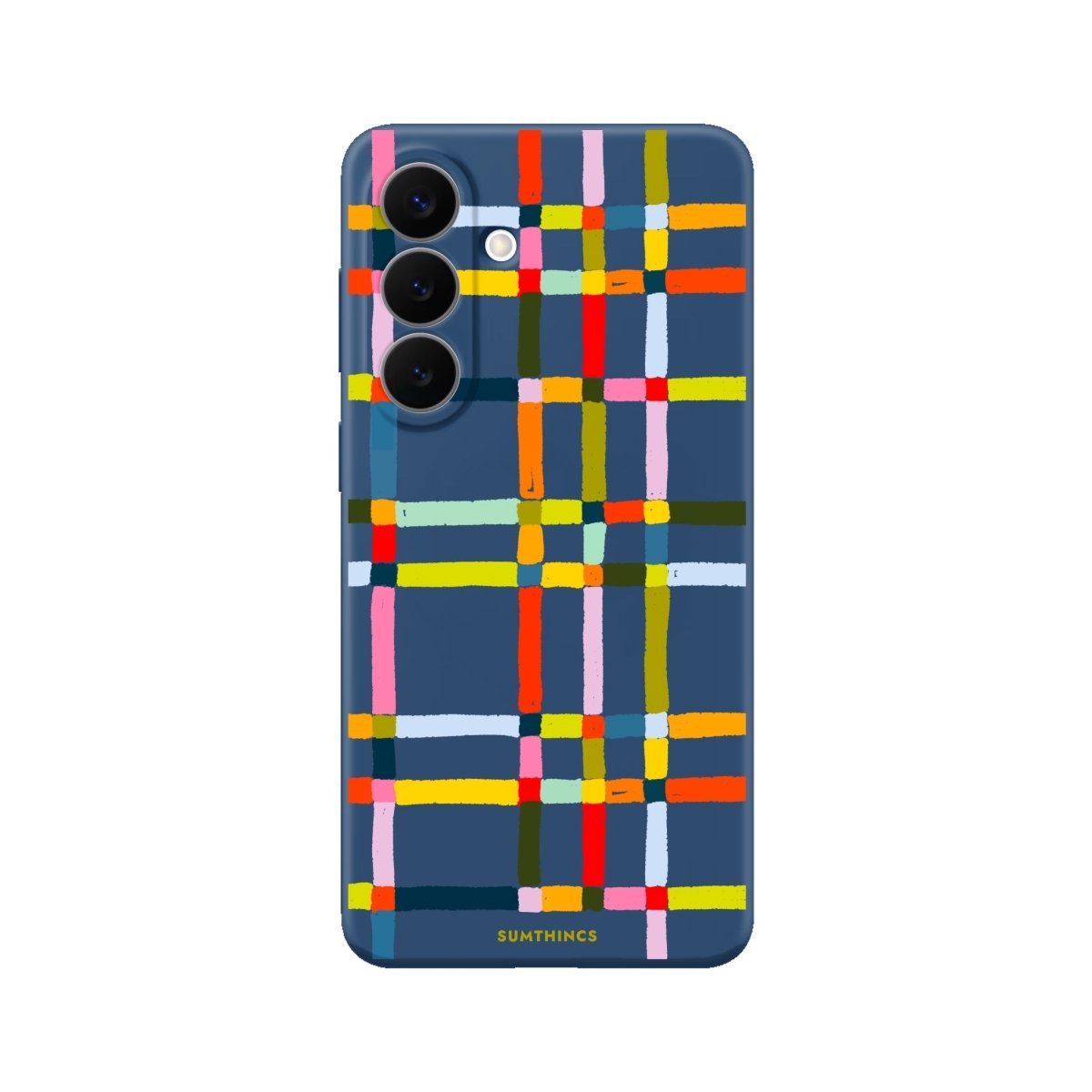 Samsung Sunny Stripes Premium Telefon Kılıfı Pasifik Mavi - Sumthincs