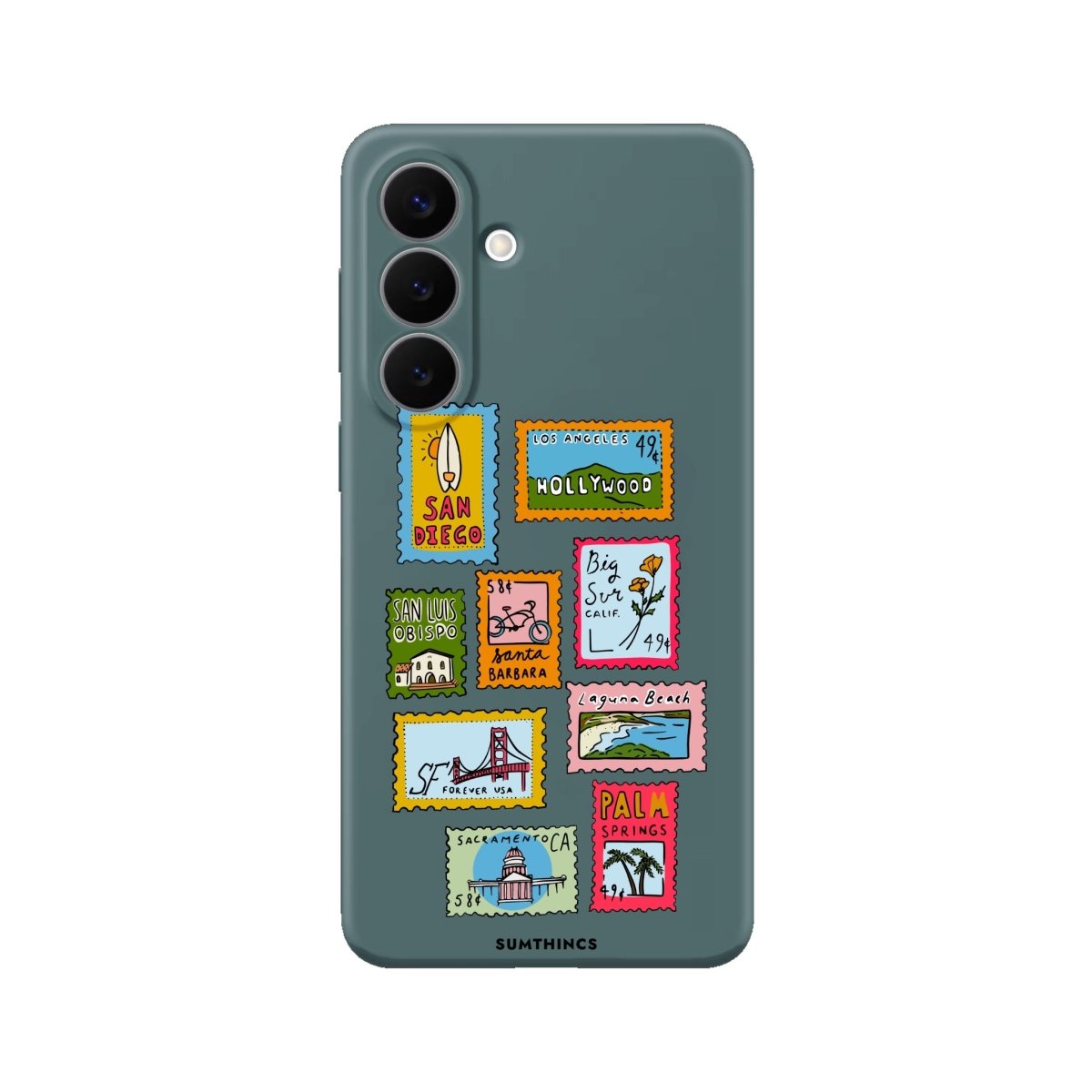 Samsung The Grand Tour Premium Telefon Kılıfı Kaktüs Yeşili - Sumthincs