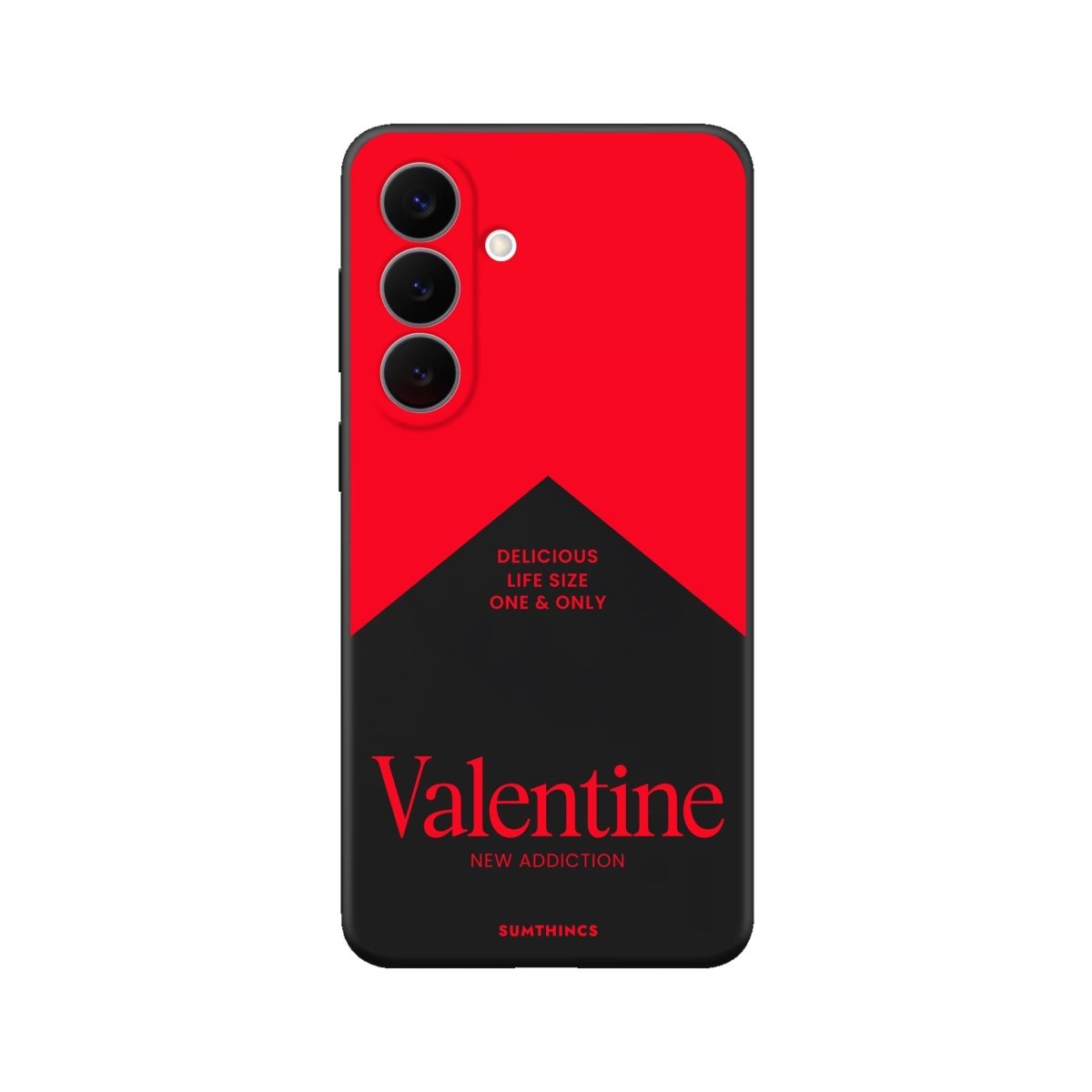 Samsung Valentine Premium Telefon Kılıfı Siyah - Sumthincs