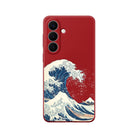 Samsung Waves Premium Telefon Kılıfı Kırmızı - Sumthincs