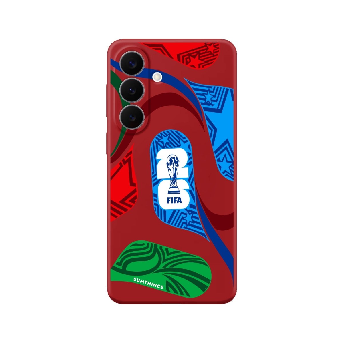 Samsung World Cup Ball Premium Telefon Kılıfı Kırmızı - Sumthincs