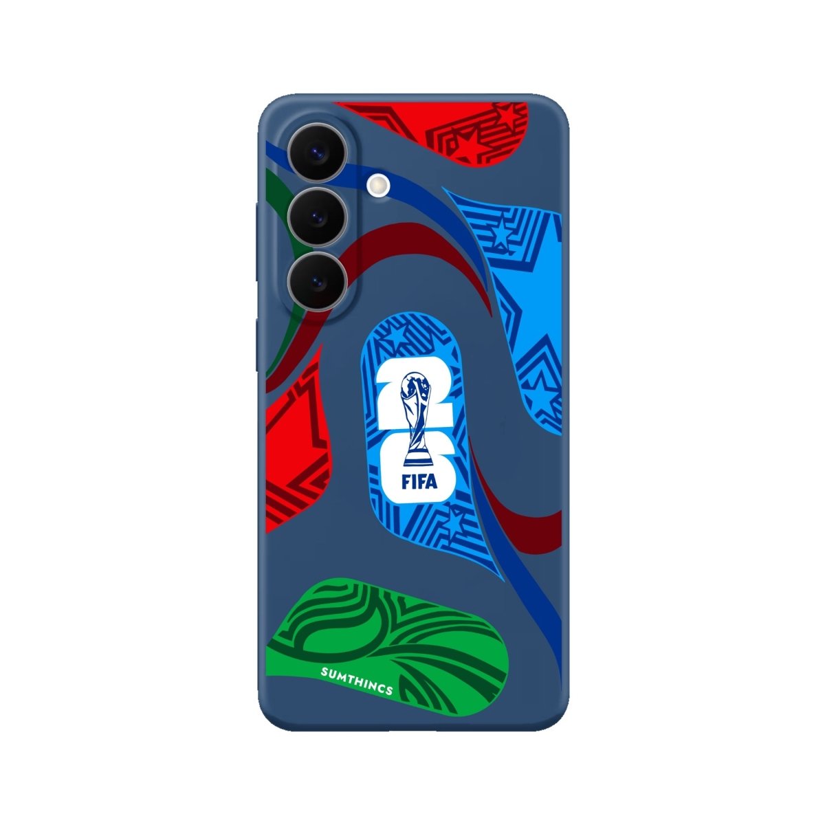 Samsung World Cup Ball Premium Telefon Kılıfı Pasifik Mavi - Sumthincs