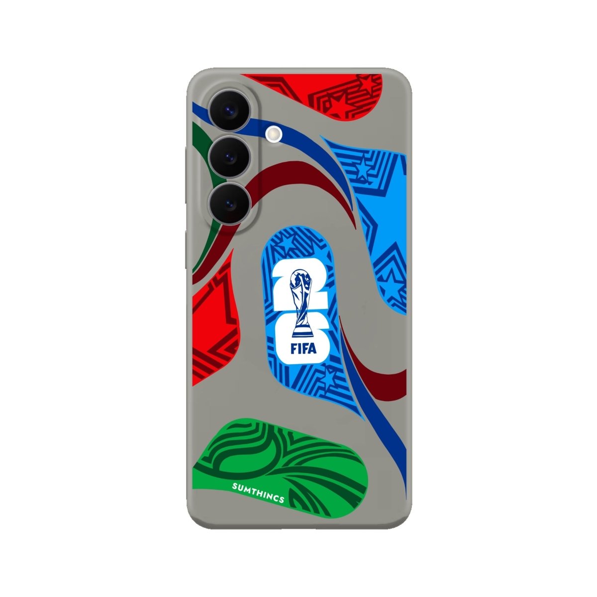 Samsung World Cup Ball Premium Telefon Kılıfı Gri - Sumthincs