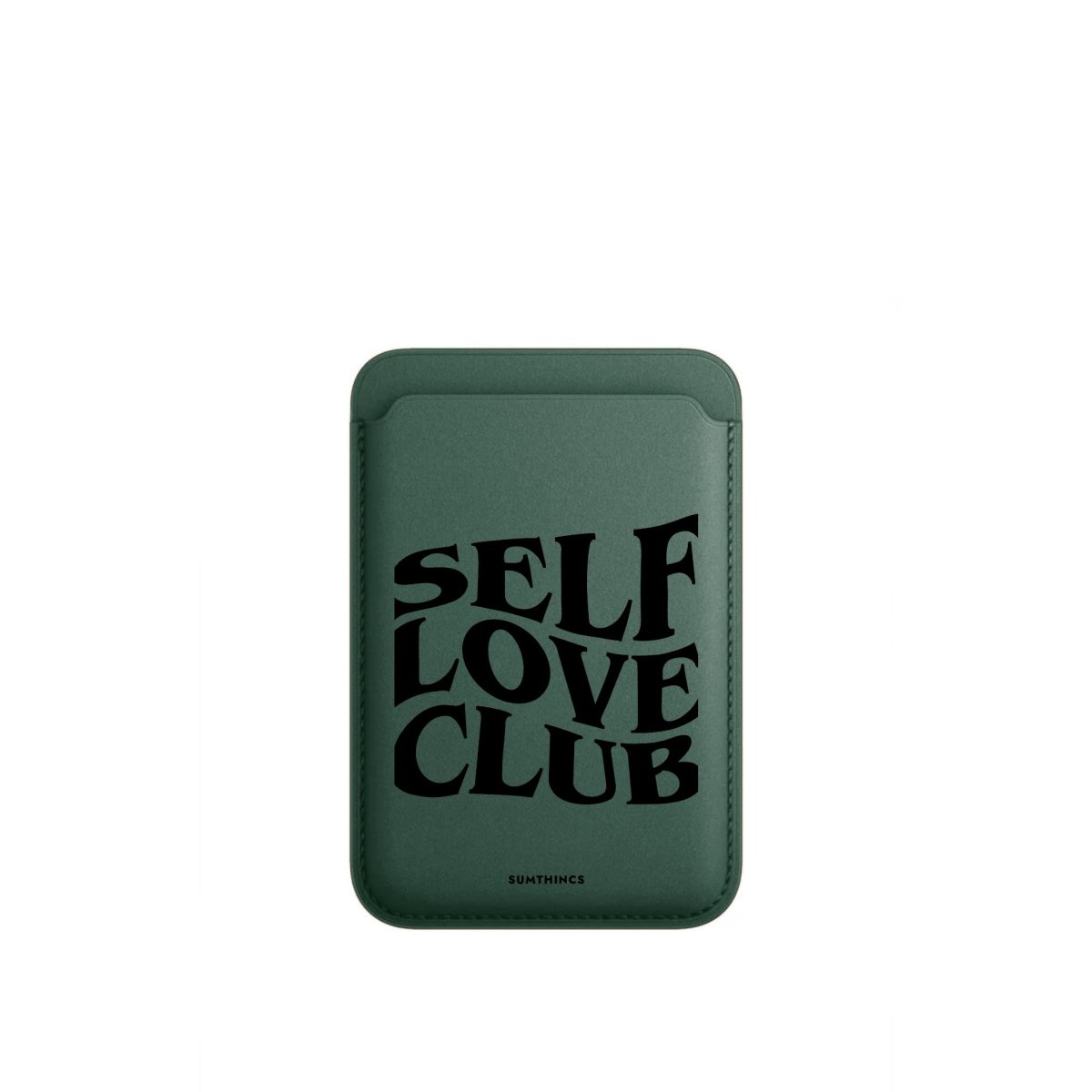 Self Love Club MagSafe Deri Cüzdan Wallet Kaktüs Yeşili - Sumthincs