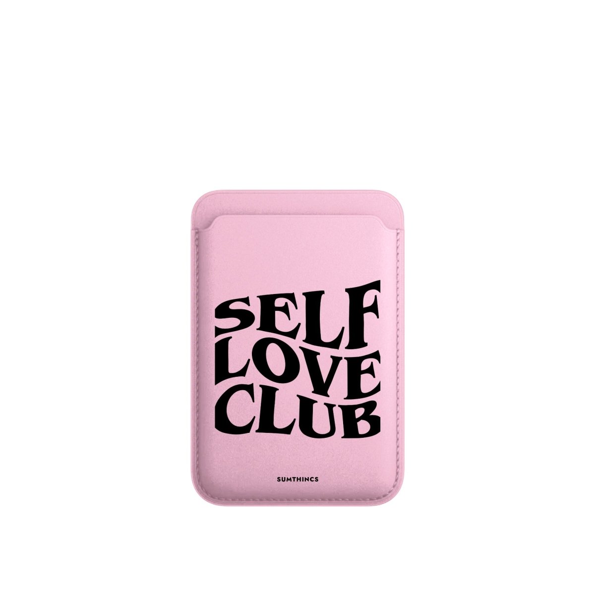 Self Love Club MagSafe Deri Cüzdan Wallet Pembe - Sumthincs
