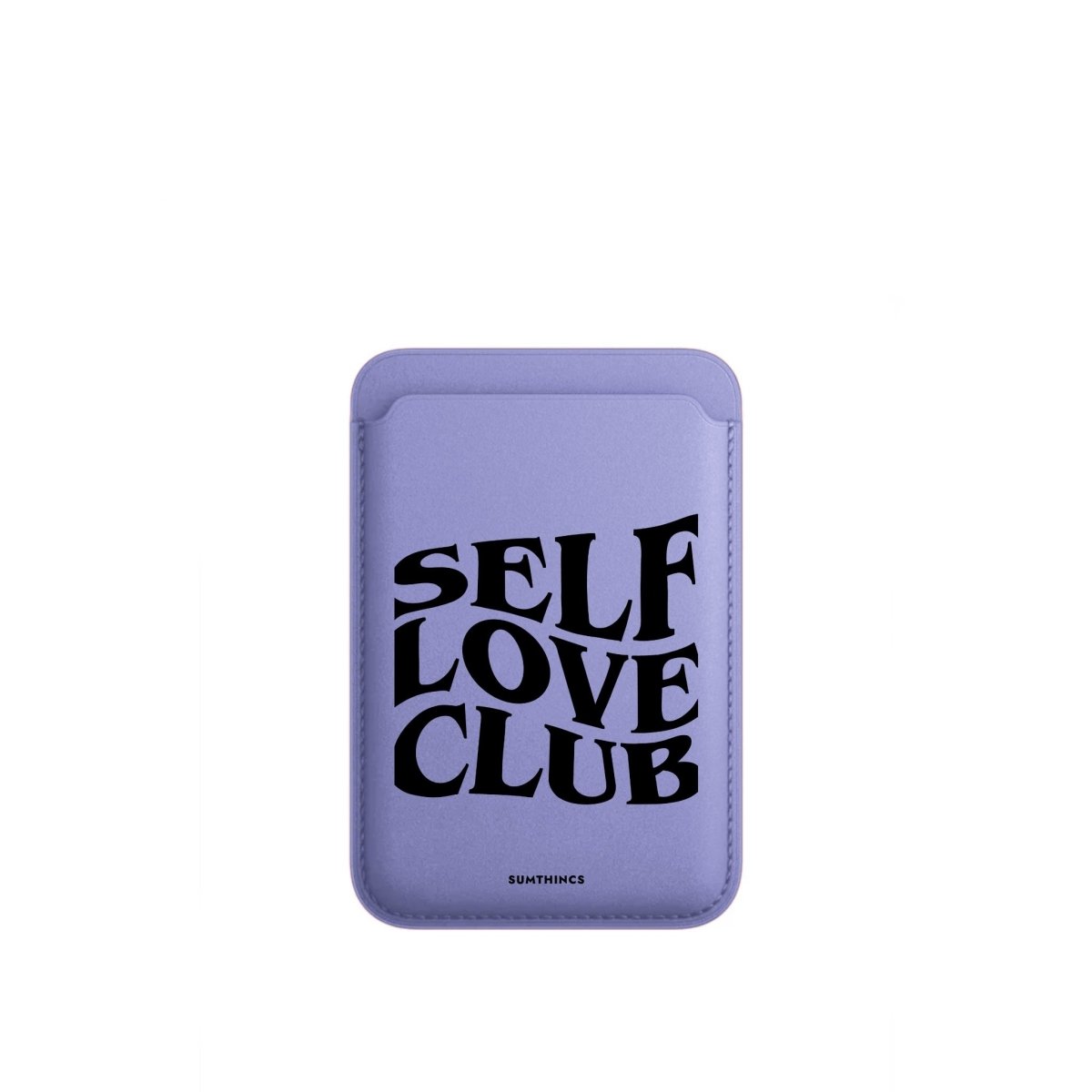 Self Love Club MagSafe Deri Cüzdan Wallet Lila - Sumthincs