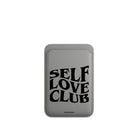 Self Love Club MagSafe Deri Cüzdan Wallet Gri - Sumthincs