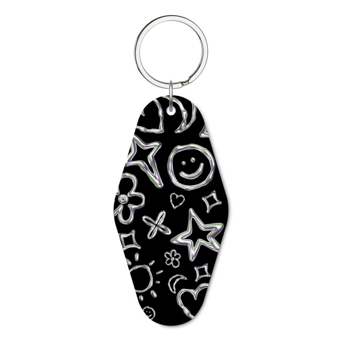 Silver Doodles Glossy Prizma Anahtarlık - SUMTHINCS