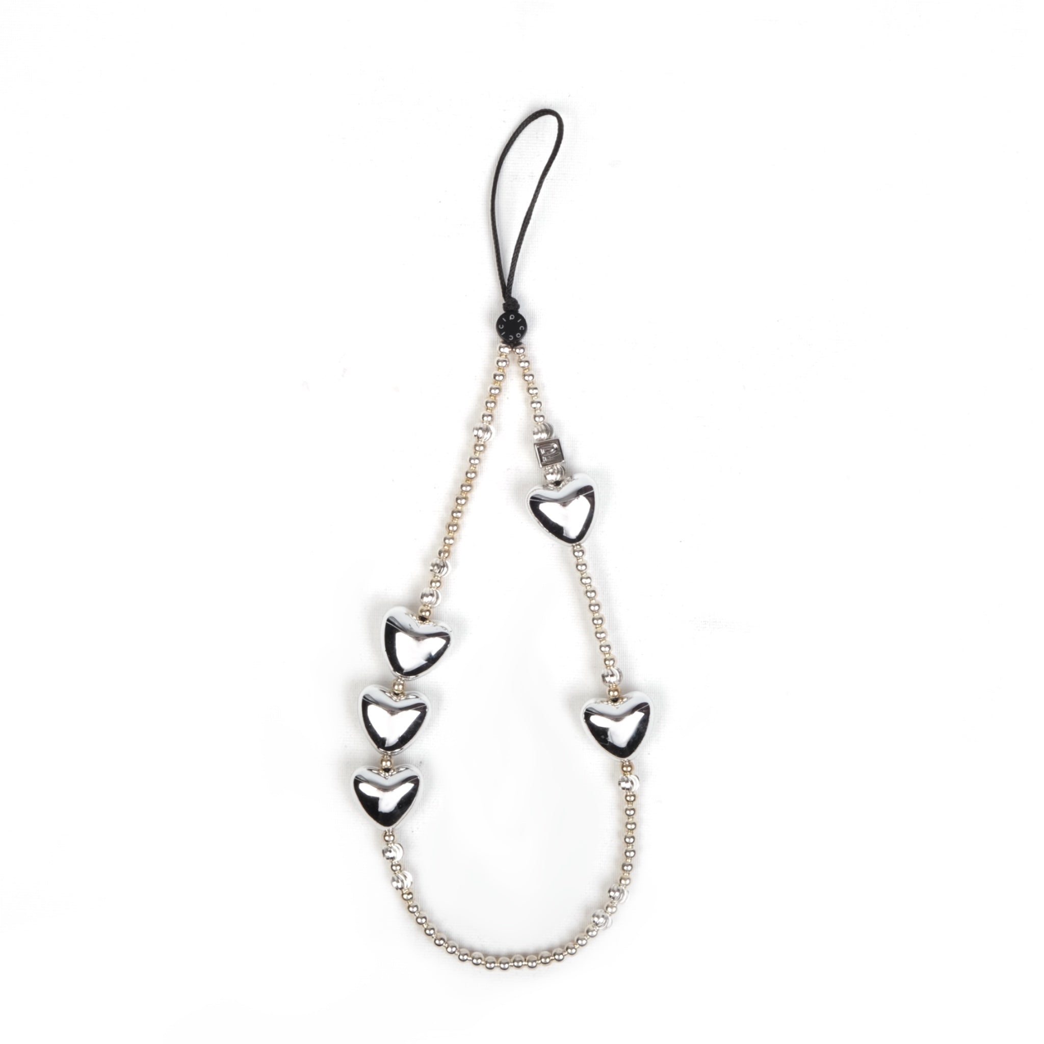 Silver Hearts Telefon Bilek Askısı - SUMTHINCS