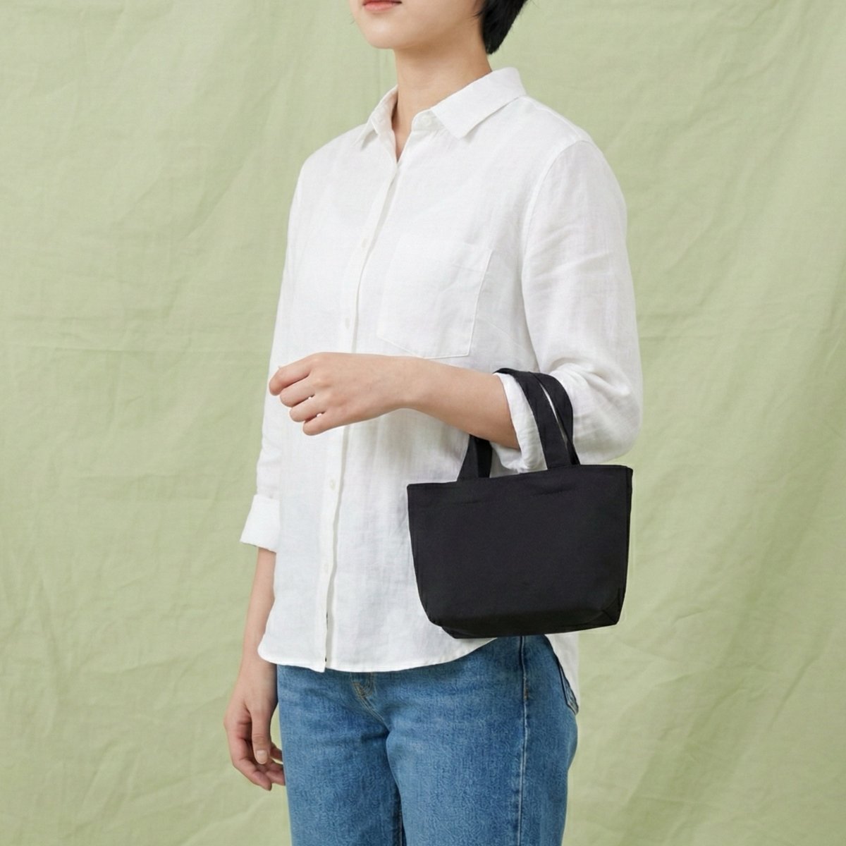 Siyah Medium Tote Çanta - SUMTHINCS