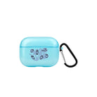 Smiley AirPods Pro 2 Şeffaf Silikon Kılıf Mavi - SUMTHINCS