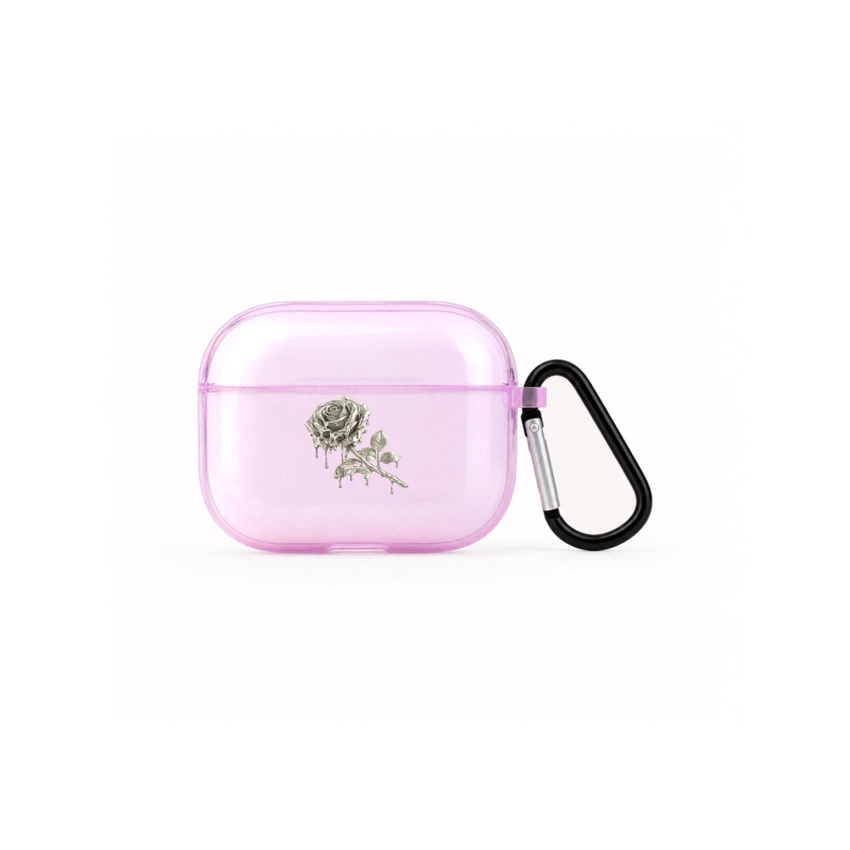 Solo Heart Club AirPods Pro Şeffaf Silikon Kılıf Lila - Sumthincs