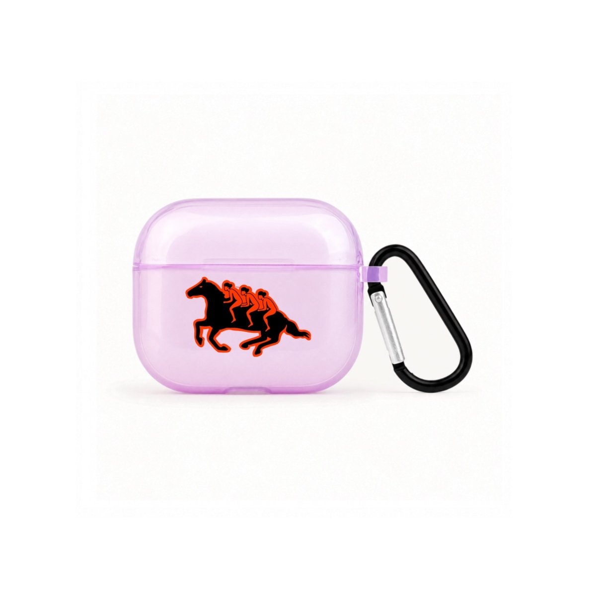 Somewhere AirPods 3 Şeffaf Silikon Kılıf Lila - Sumthincs