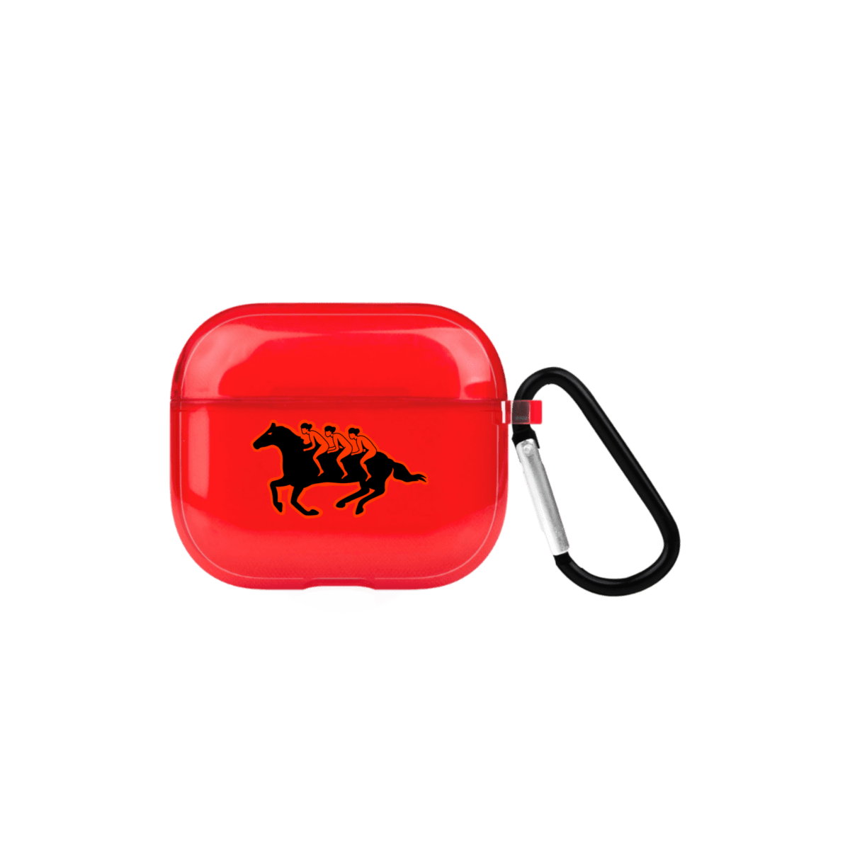 Somewhere AirPods 3 Şeffaf Silikon Kılıf Kırmızı - SUMTHINCS