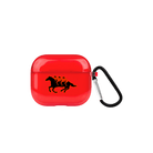 Somewhere AirPods 3 Şeffaf Silikon Kılıf Kırmızı - SUMTHINCS