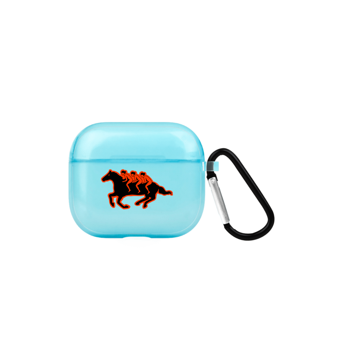 Somewhere AirPods 3 Şeffaf Silikon Kılıf Mavi - SUMTHINCS