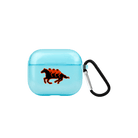 Somewhere AirPods 3 Şeffaf Silikon Kılıf Mavi - SUMTHINCS