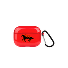 Somewhere AirPods Pro Şeffaf Silikon Kılıf Kırmızı - SUMTHINCS