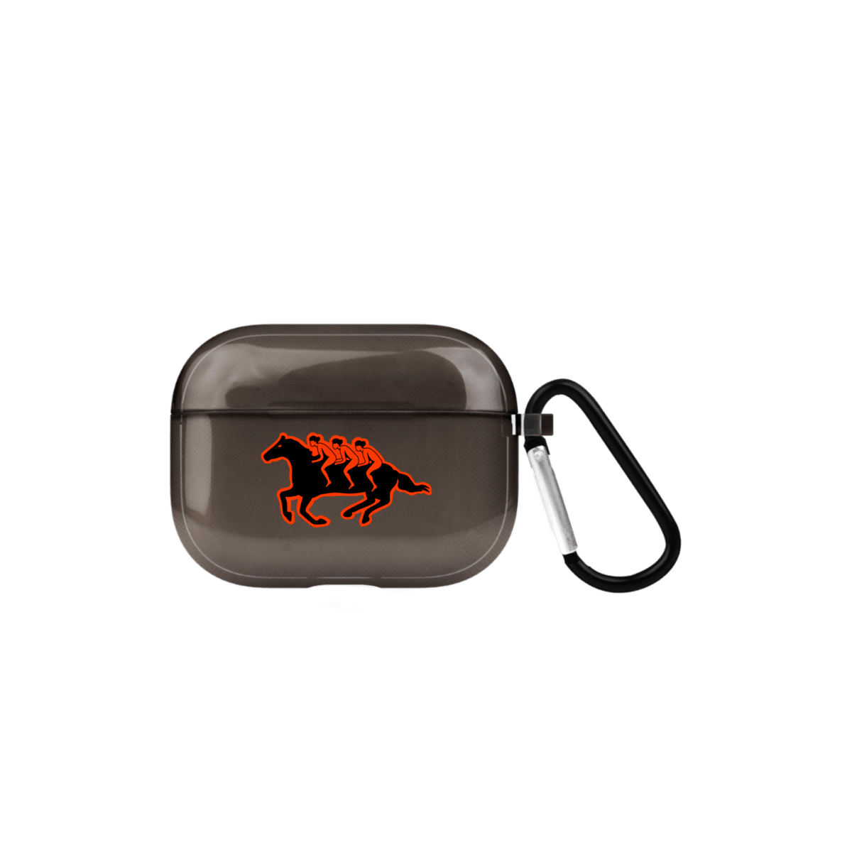 Somewhere AirPods Pro Şeffaf Silikon Kılıf Siyah - SUMTHINCS