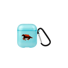 Somewhere AirPods Şeffaf Silikon Kılıf Mavi - SUMTHINCS