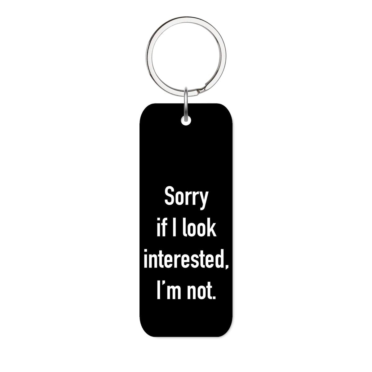 Sorry Glossy Dikdörtgen Anahtarlık - SUMTHINCS