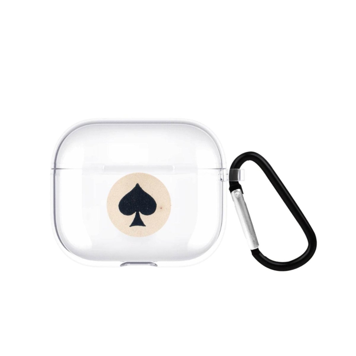 Spade AirPods 3 Şeffaf Silikon Kılıf Beyaz Şeffaf - SUMTHINCS