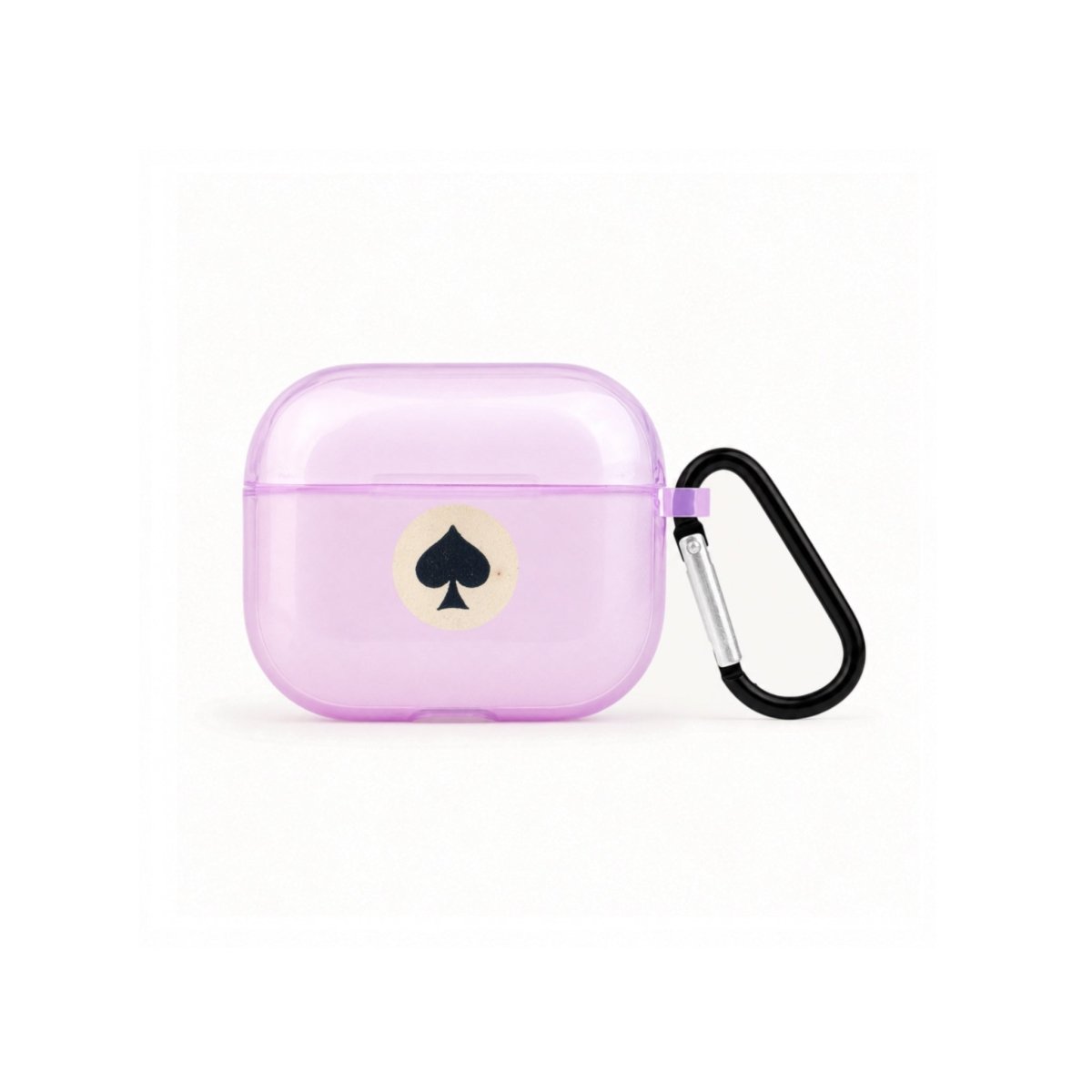Spade AirPods 3 Şeffaf Silikon Kılıf Lila - Sumthincs