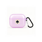 Spade AirPods 3 Şeffaf Silikon Kılıf Lila - Sumthincs
