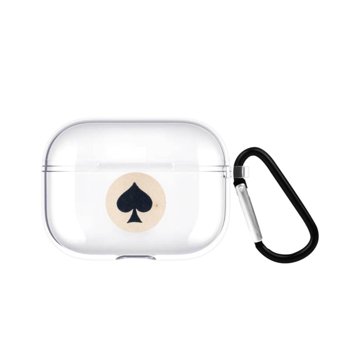 Spade AirPods Pro Şeffaf Silikon Kılıf Beyaz Şeffaf - SUMTHINCS