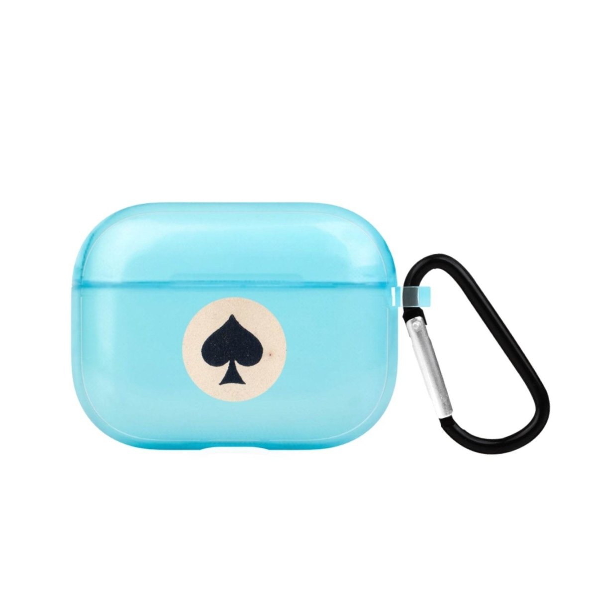 Spade AirPods Pro Şeffaf Silikon Kılıf Mavi - SUMTHINCS