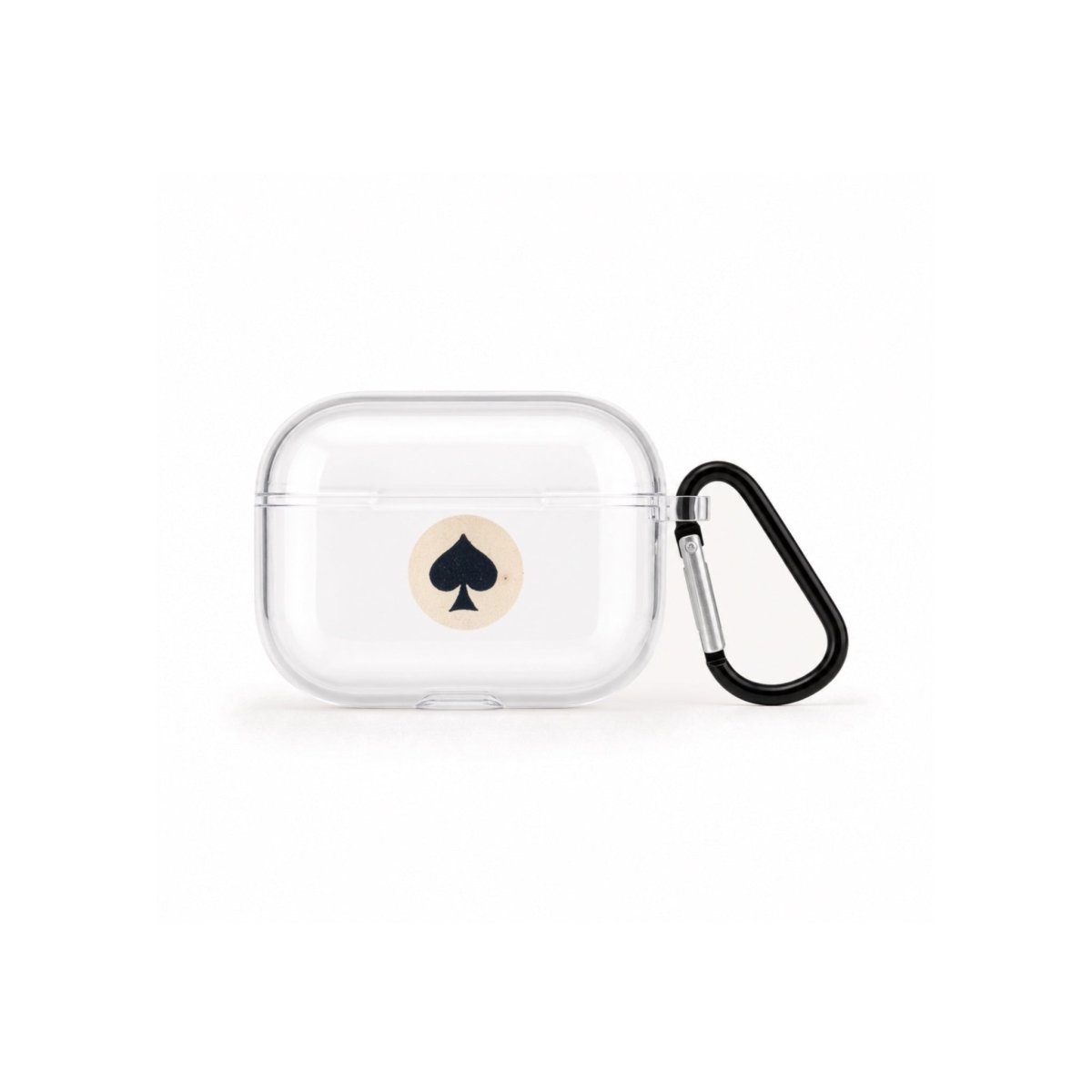 Spade AirPods Pro Şeffaf Silikon Kılıf Beyaz Şeffaf - Sumthincs