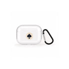 Spade AirPods Pro Şeffaf Silikon Kılıf Beyaz Şeffaf - Sumthincs
