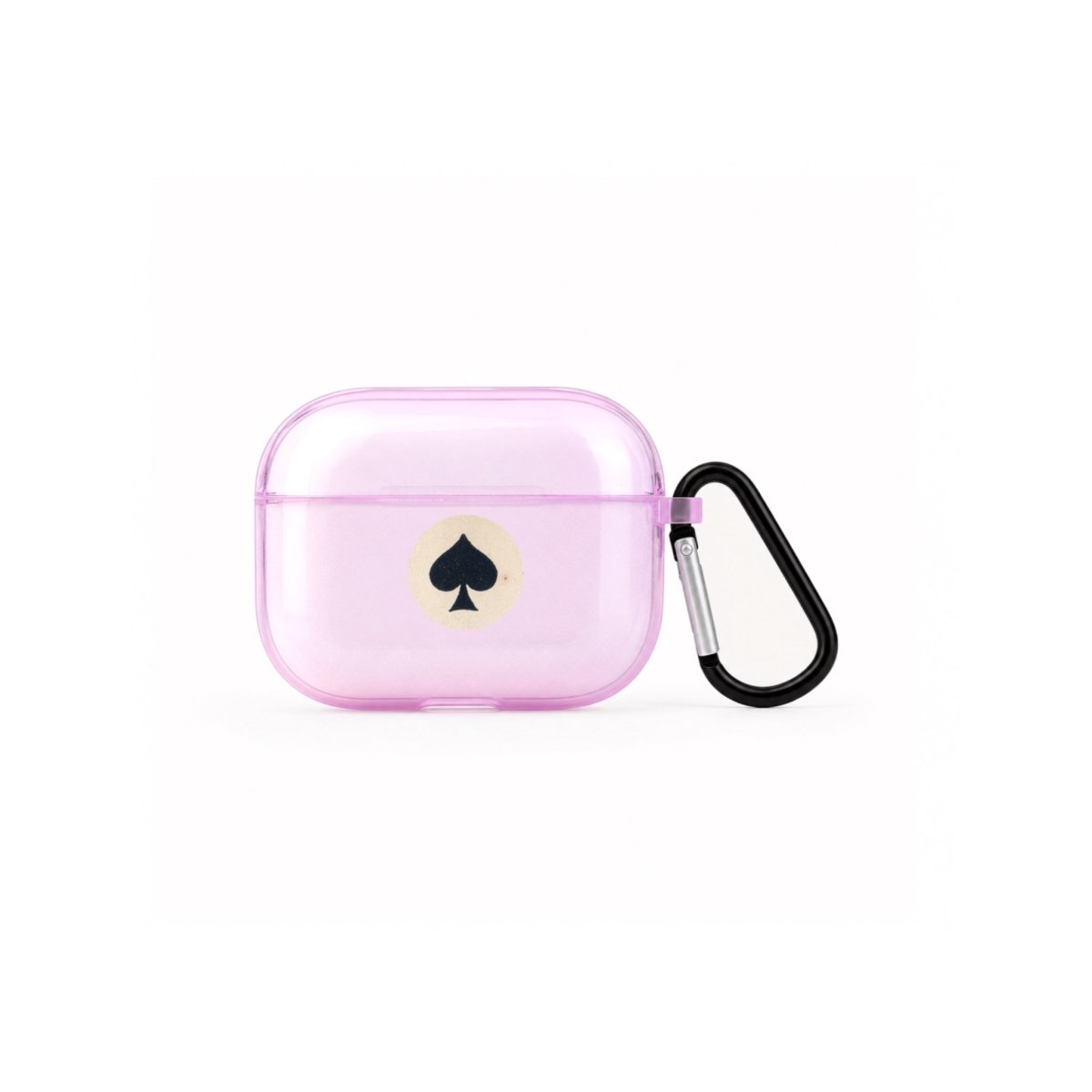 Spade AirPods Pro Şeffaf Silikon Kılıf Lila - Sumthincs