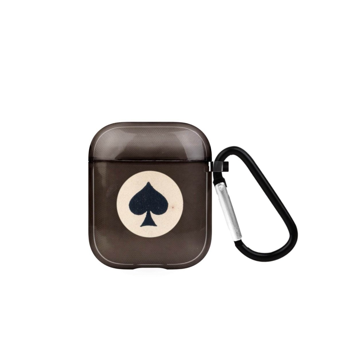 Spade AirPods Şeffaf Silikon Kılıf Siyah - SUMTHINCS