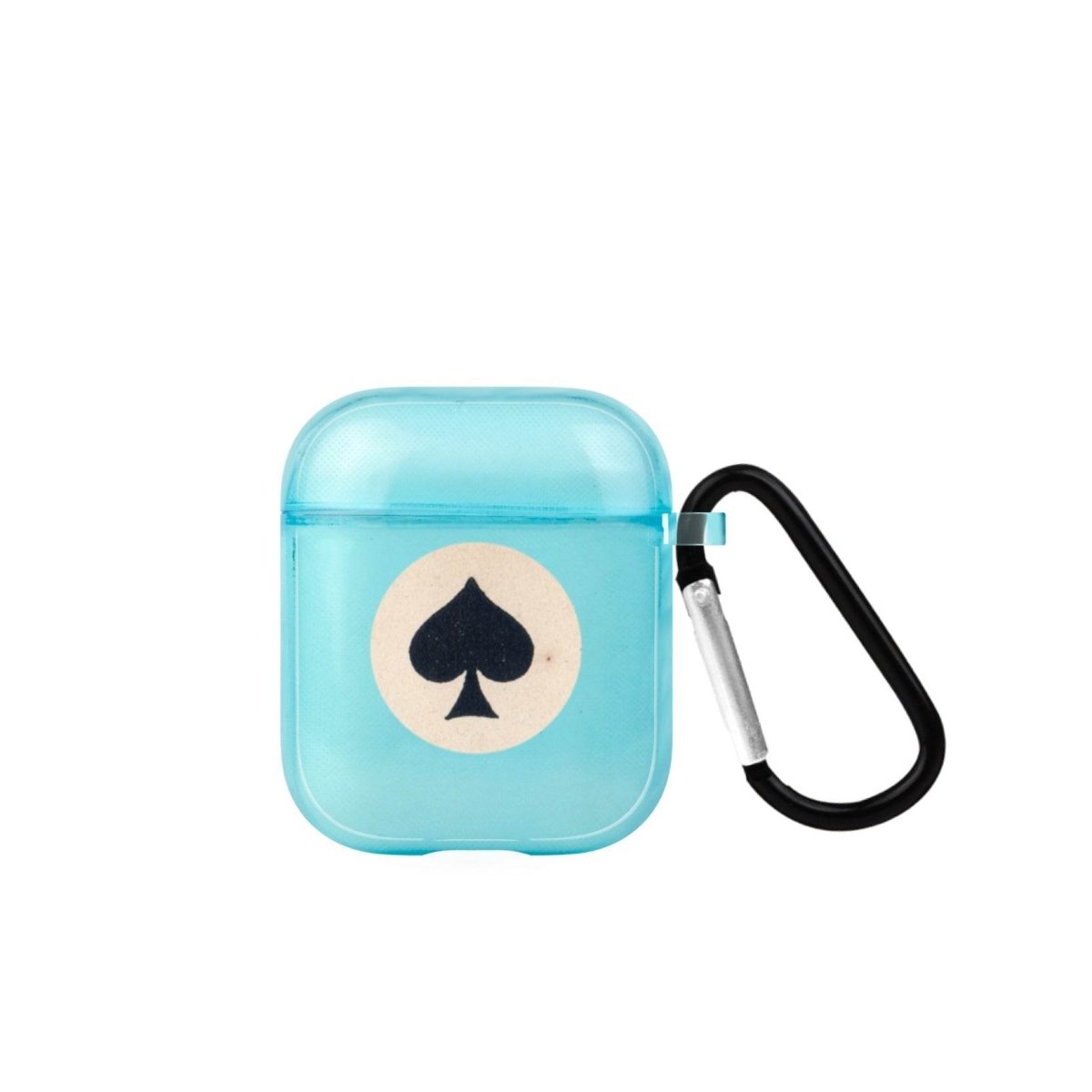 Spade AirPods Şeffaf Silikon Kılıf Mavi - SUMTHINCS