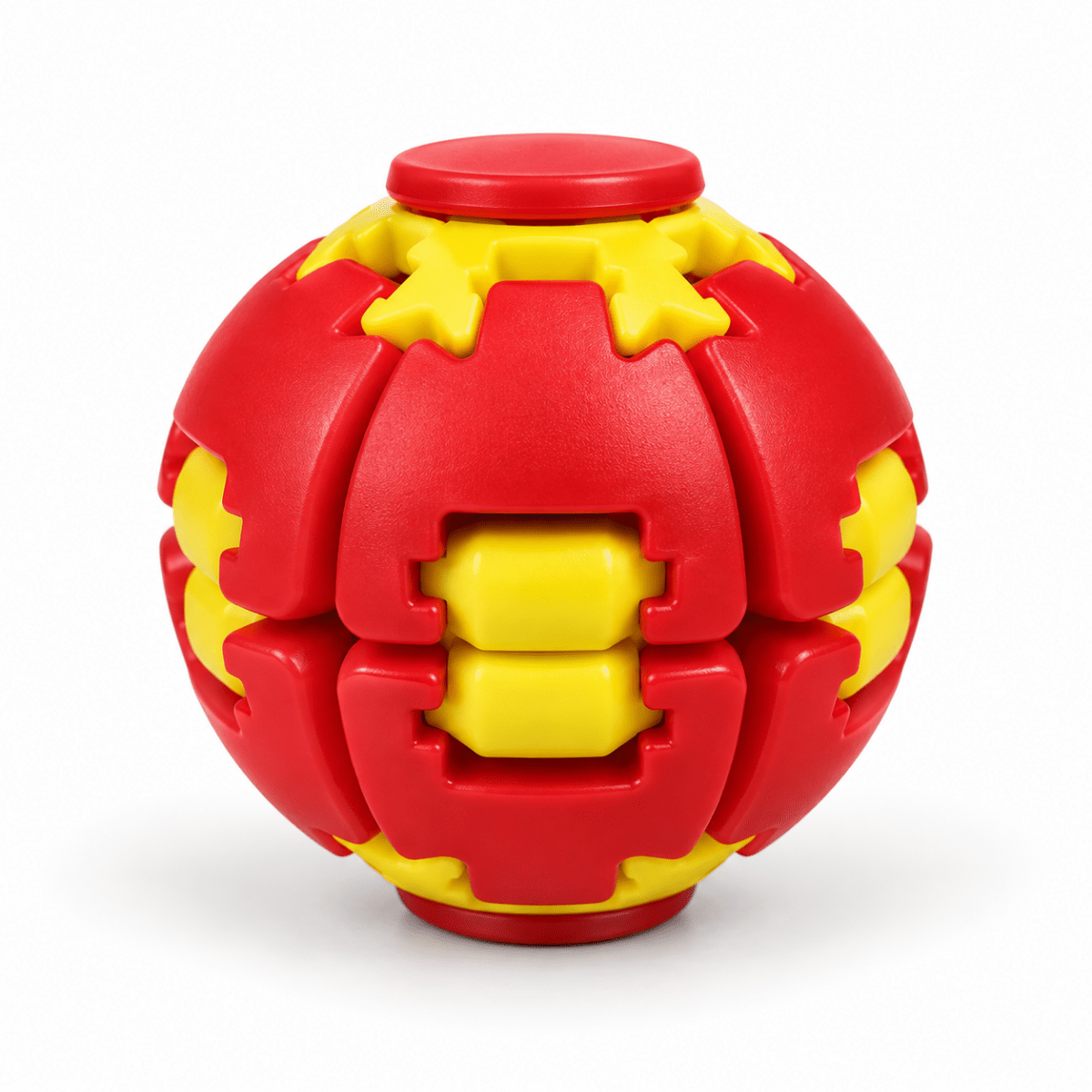 Spin Ball – Bas Döndür Fidget Stres Topu Kırmızı - Sumthincs