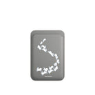 Starry Bunnies MagSafe Deri Cüzdan Wallet Gri - Sumthincs